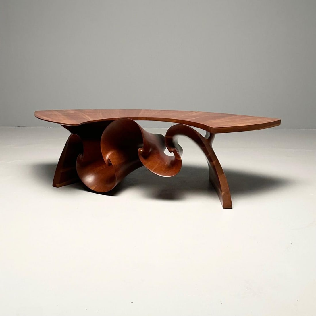 Peter Michael Adams, Mid-Century, Sculptural Coffee Table, Walnut, USA, 1970s - 10
