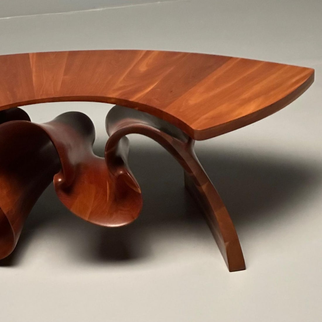 Peter Michael Adams, Mid-Century, Sculptural Coffee Table, Walnut, USA, 1970s - 11
