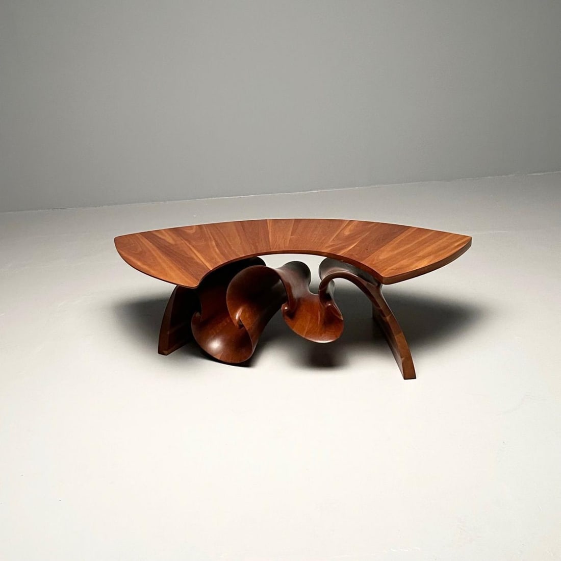Peter Michael Adams, Mid-Century, Sculptural Coffee Table, Walnut, USA, 1970s - 4