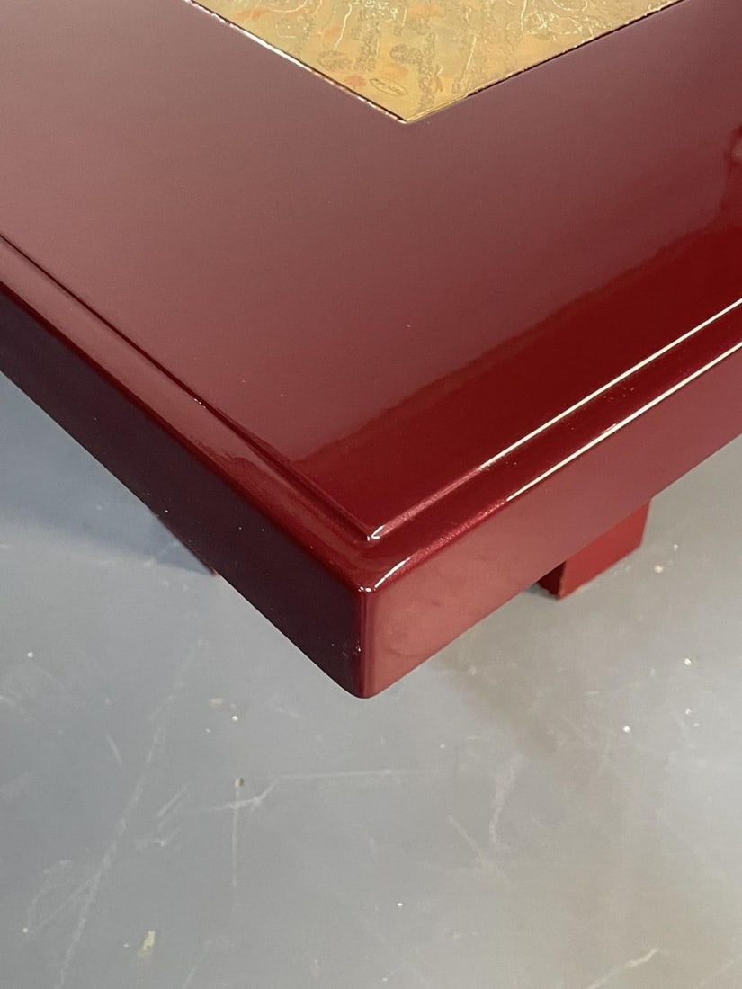 Georges Mathias Belgian Mid-Century Modern Dining, Center Table, Lacquer, Signed - 11