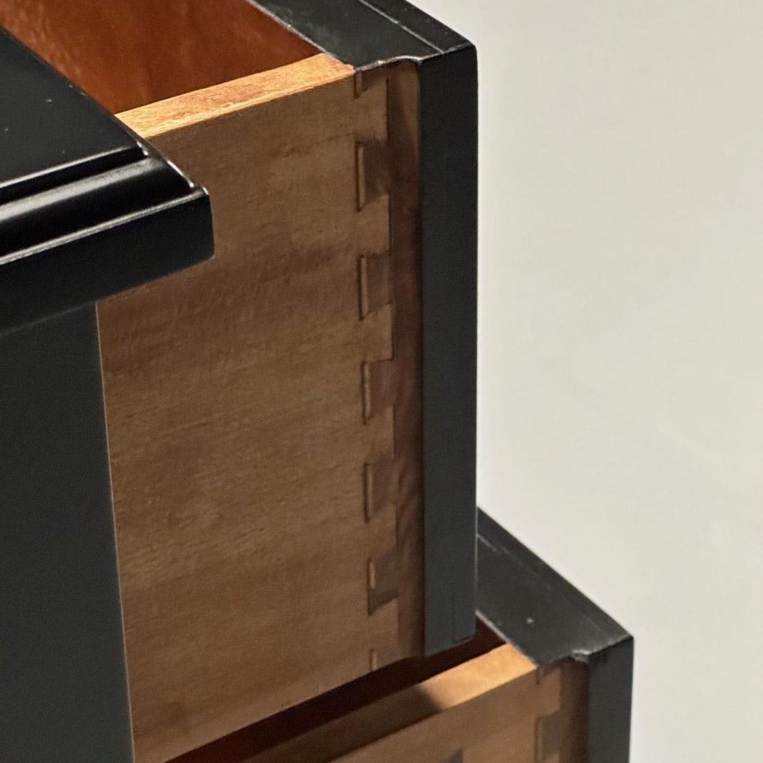 Kindel, Hollywood Regency Style, Dresser, Matte Black, Brass, USA, 1970s - 9