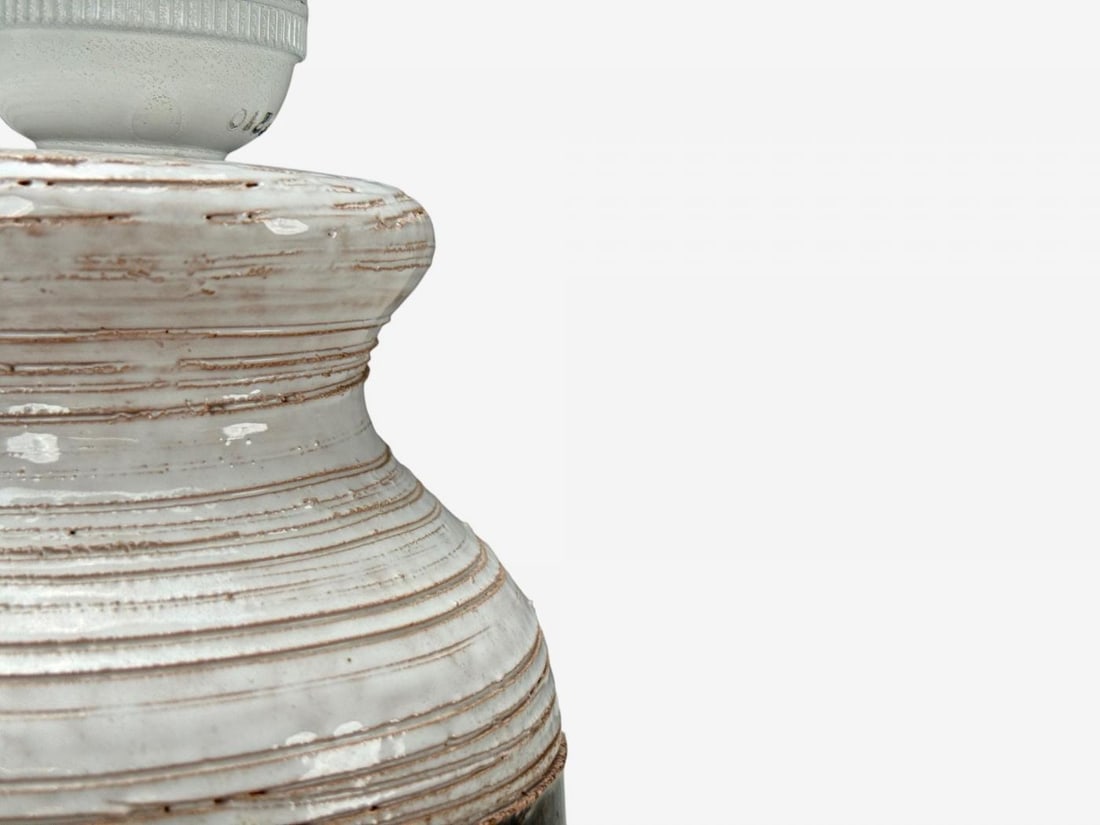 Danish Modern, Brown Stoneware, Table Lamp, Denmark, 1960s - 7