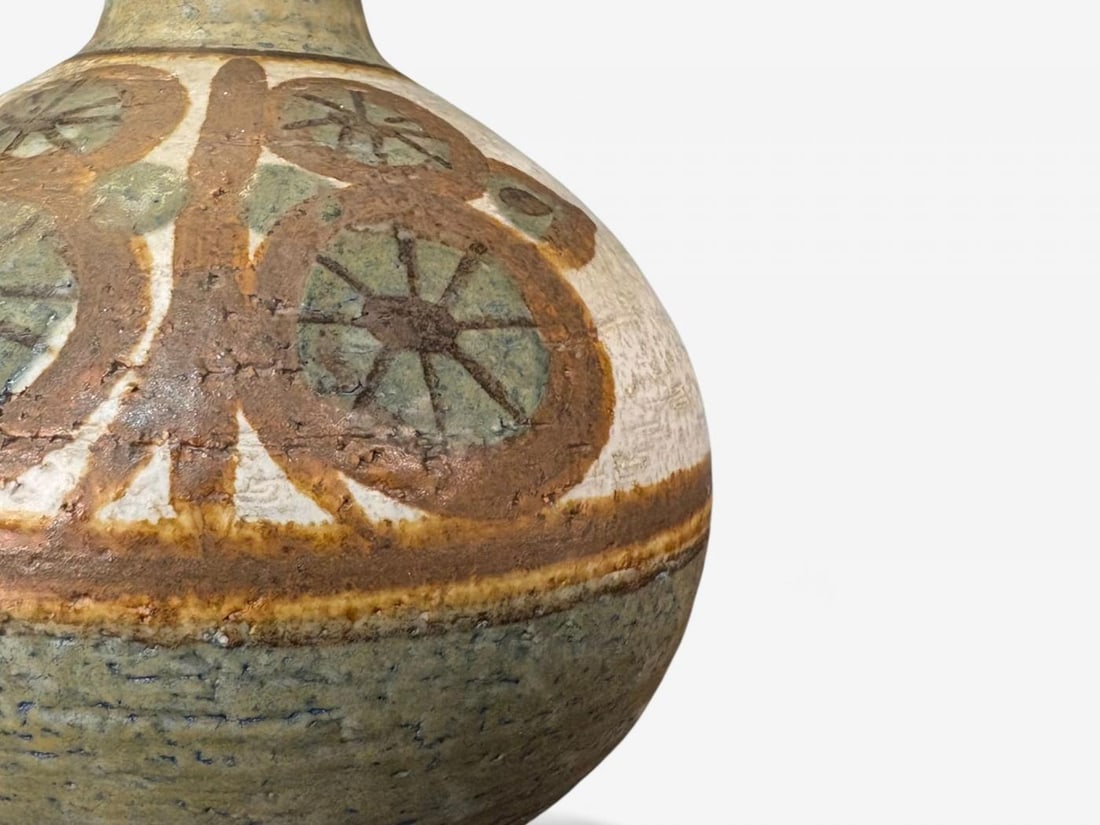 Søholm Keramik, Danish Modern, Beige Stoneware, Table Lamp, Denmark, 1960s - 7