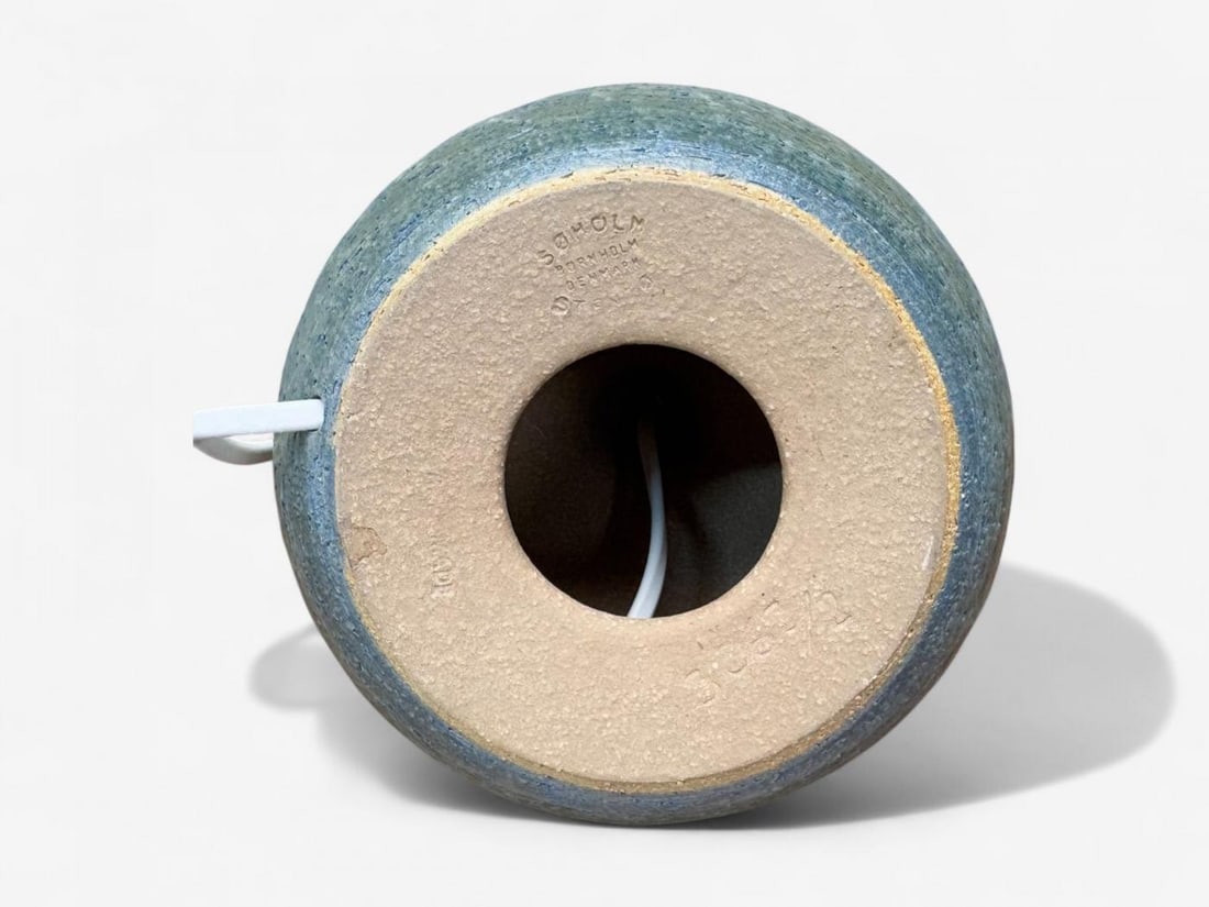 Søholm Keramik, Danish Modern, Beige Stoneware, Table Lamp, Denmark, 1960s - 8