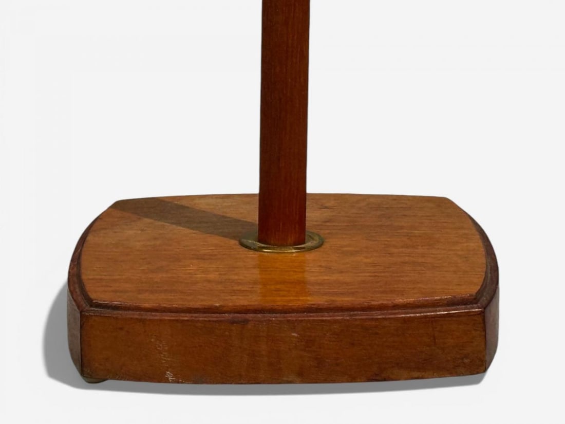 Swedish Modern, Floor Lamp, Teak, Brass, Sweden, 1960s - 10