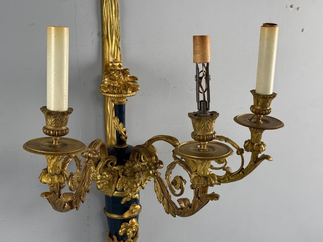 Henry Dasson Attr., Louis XVI, Wall Sconces, Bronze, France, 1860s - 5