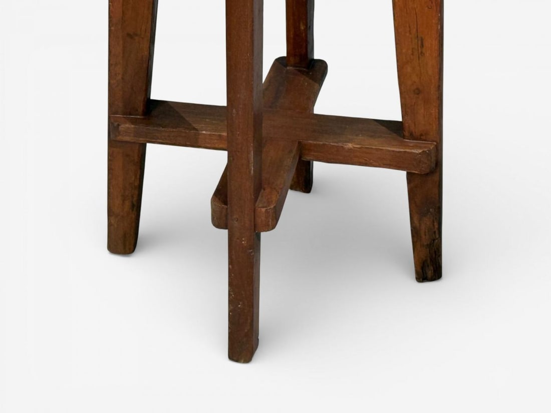 Pierre Jeanneret, Stools, Cane, Teak, Chandigarh, India c. 1960s - 12
