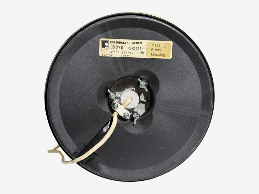 Fagerhults, Articulating Desk Lamp, Brass, Sweden, 1960s - 12