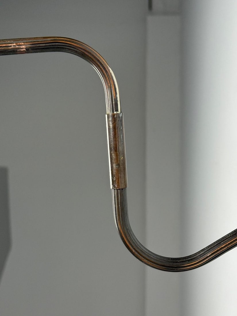 Swedish Modern, Adjustable Wall Light, Copper, Sweden, 1970s - 11