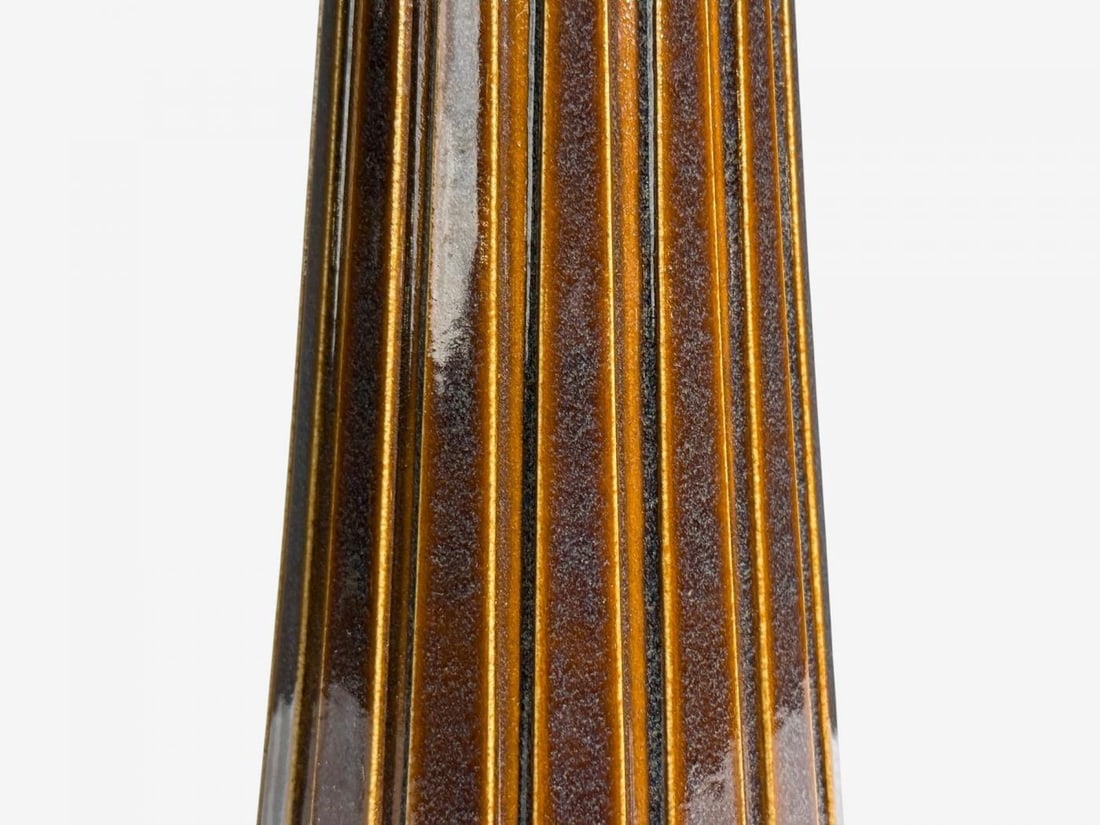 Bruno Karlsson, Large Table Lamp, Brown Stoneware, Sweden, 1960s - 8