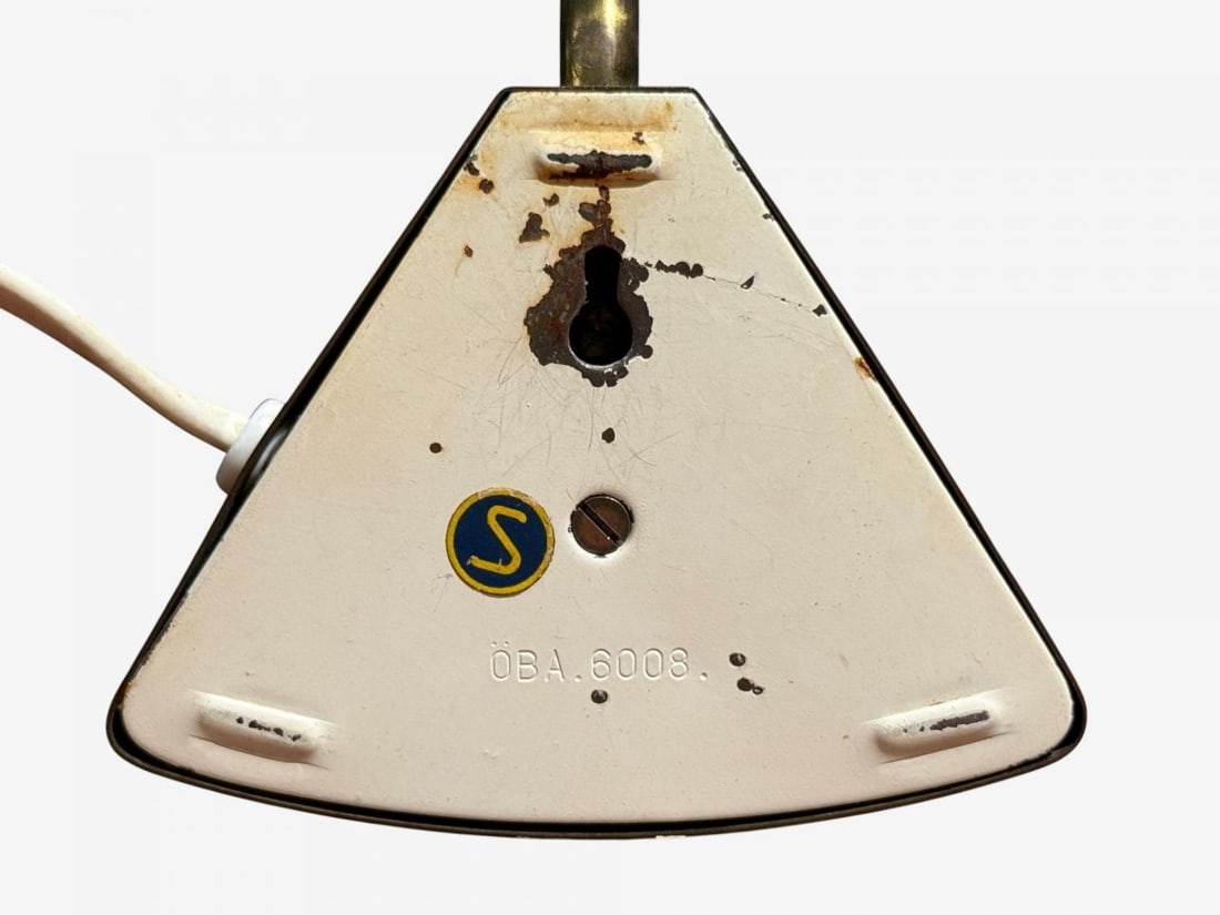 OBA, Swedish Modern, Desk Lamp, Brass, Metal,Sweden, 1950s - 9