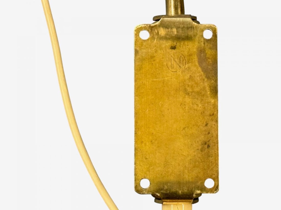 Danish Modern, Articulating Wall Light, Brass, Denmark, 1960s - 12
