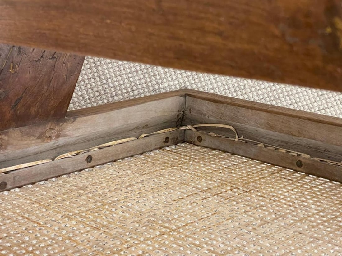 Set of Ten Pierre Jeanneret Hand Cane Chairs, Teak, Cane - 4