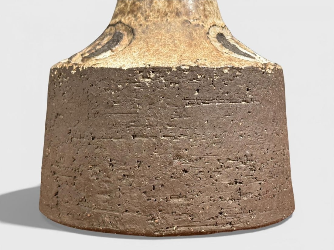 Fridtjof Sejersen, Table Lamp, Brown Ceramic, Denmark, 1960s - 10