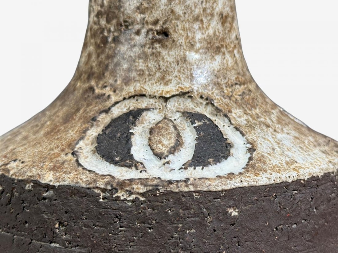 Fridtjof Sejersen, Table Lamp, Brown Ceramic, Denmark, 1960s - 9