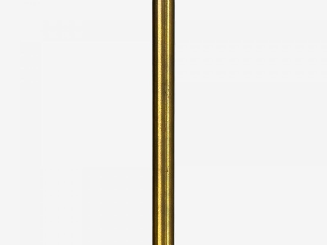 Luxus Vittsjö, Floor Lamps, Patinated Brass, Sweden, 1960s - 11