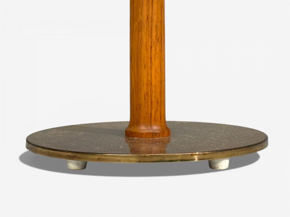 Eje Ahlgren, Bergboms, Floor Lamps, Teak, Polished Brass, Sweden, 1950s - 9