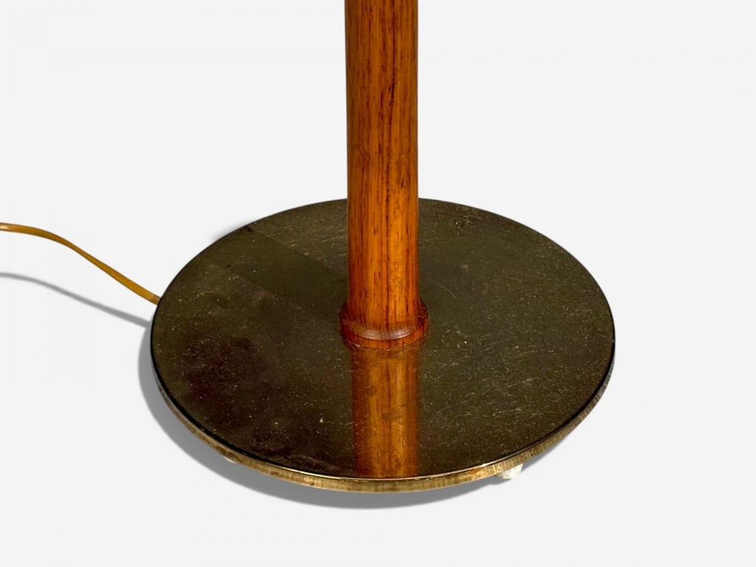 Eje Ahlgren, Bergboms, Floor Lamps, Teak, Polished Brass, Sweden, 1950s - 10