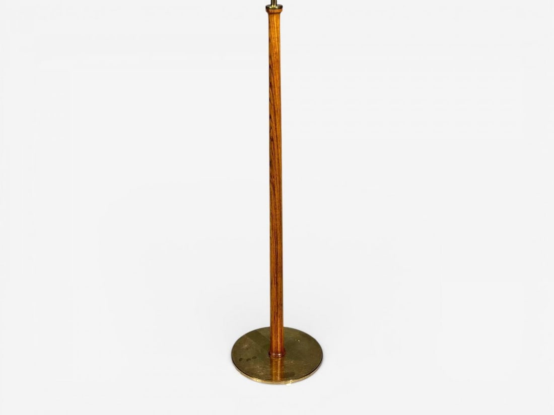 Eje Ahlgren, Bergboms, Floor Lamps, Teak, Polished Brass, Sweden, 1950s - 5
