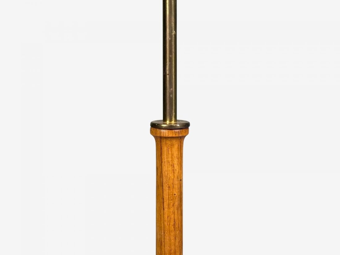 Eje Ahlgren, Bergboms, Floor Lamps, Teak, Polished Brass, Sweden, 1950s - 6
