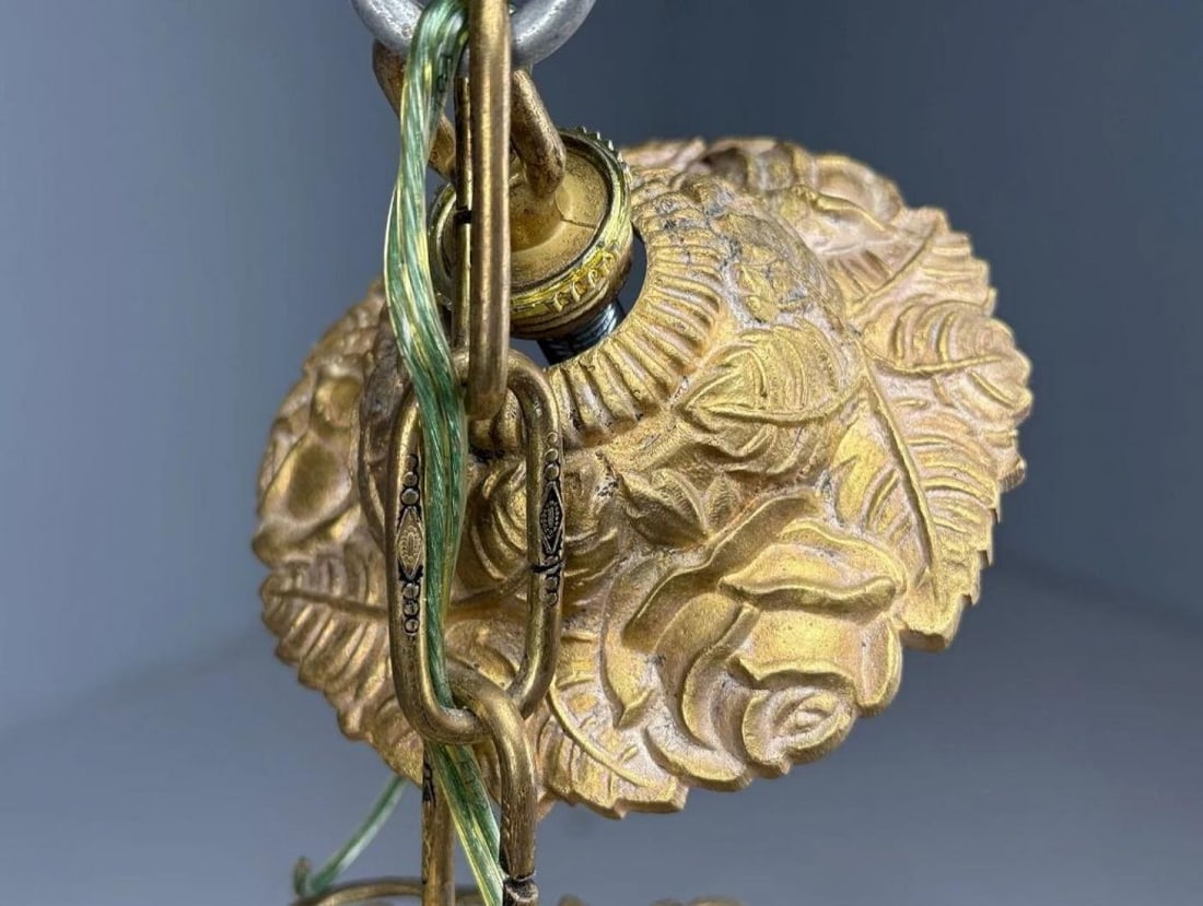 Federal Style, Chandelier, Bronze, Ebony, Europe, 1960s - 12