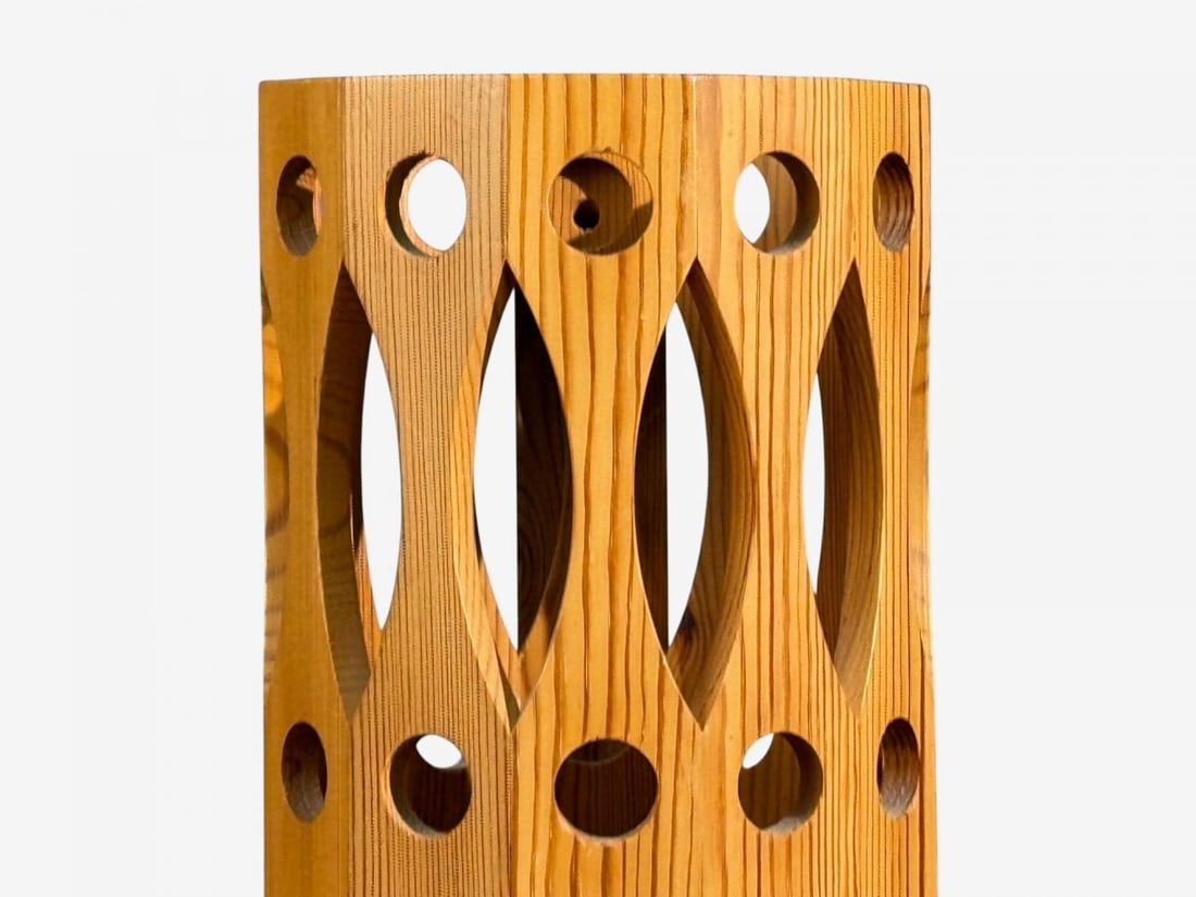 L.O. Nilsson, Swedish Modern, Table Lamp, Pine, Sweden, 1930s - 4