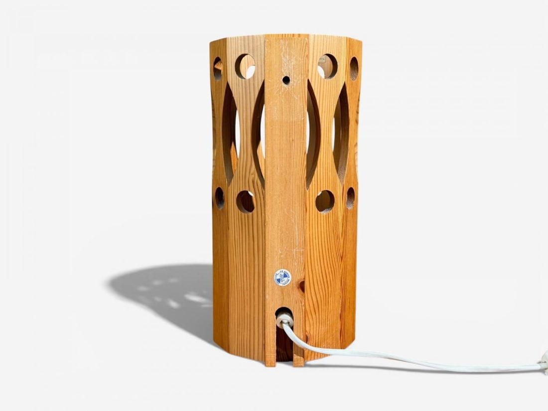 L.O. Nilsson, Swedish Modern, Table Lamp, Pine, Sweden, 1930s - 8
