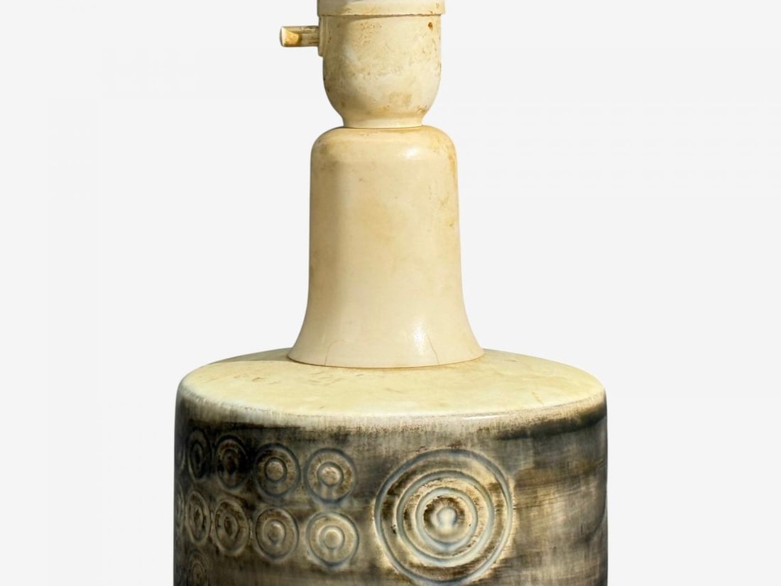 Olle Alberius, Table Lamp, Grey Stoneware, Sweden, 1970s - 8