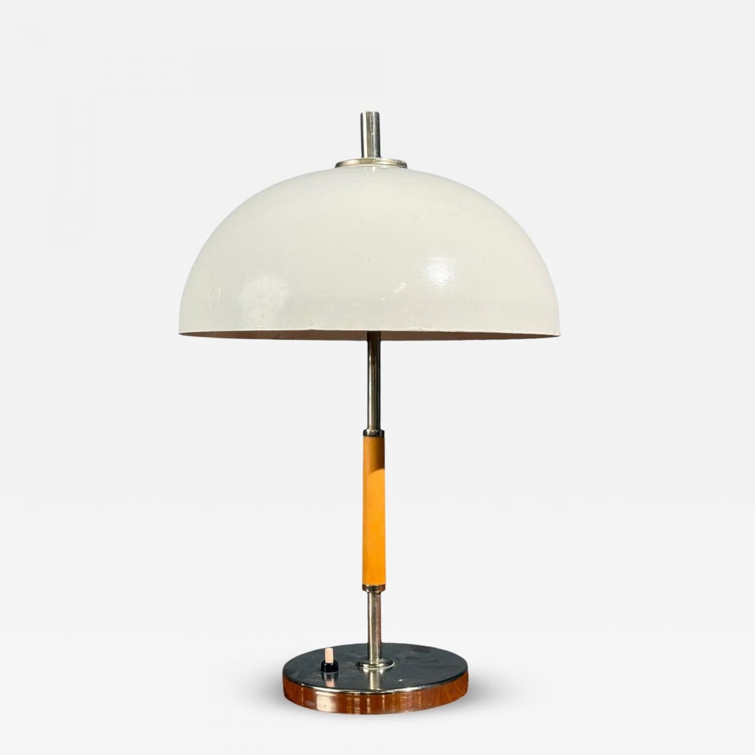 Swedish Art Deco, Table Lamp, Chrome, Plastic, Sweden, 1930s (1 of 9)