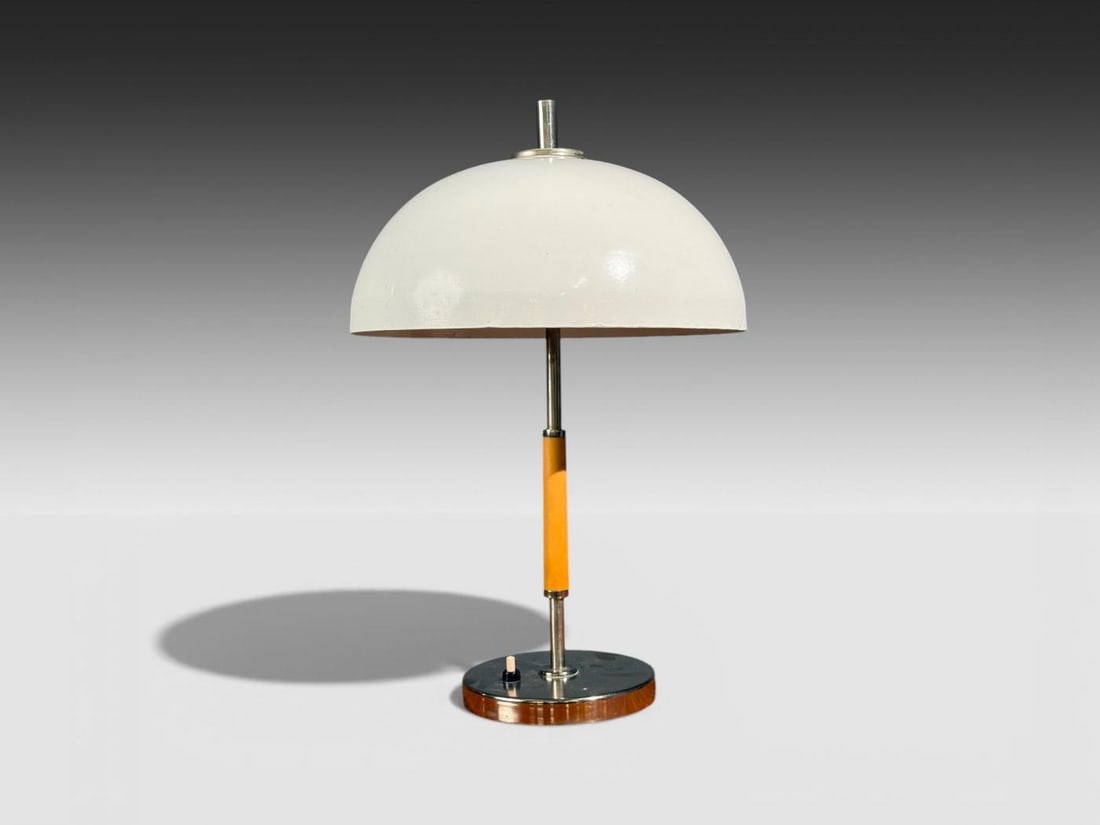 Swedish Art Deco, Table Lamp, Chrome, Plastic, Sweden, 1930s - 3