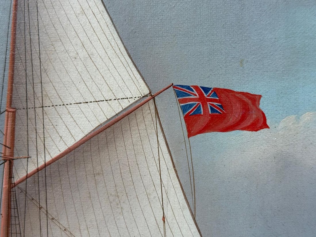 William Ball Spencer, Oil on Canvas, Seascape Painting, British, 19th C. - 10