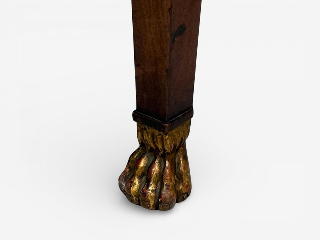 Neoclassical Style, Occasional Chairs, Carved Wood, Silk, England, 19th c. - 7