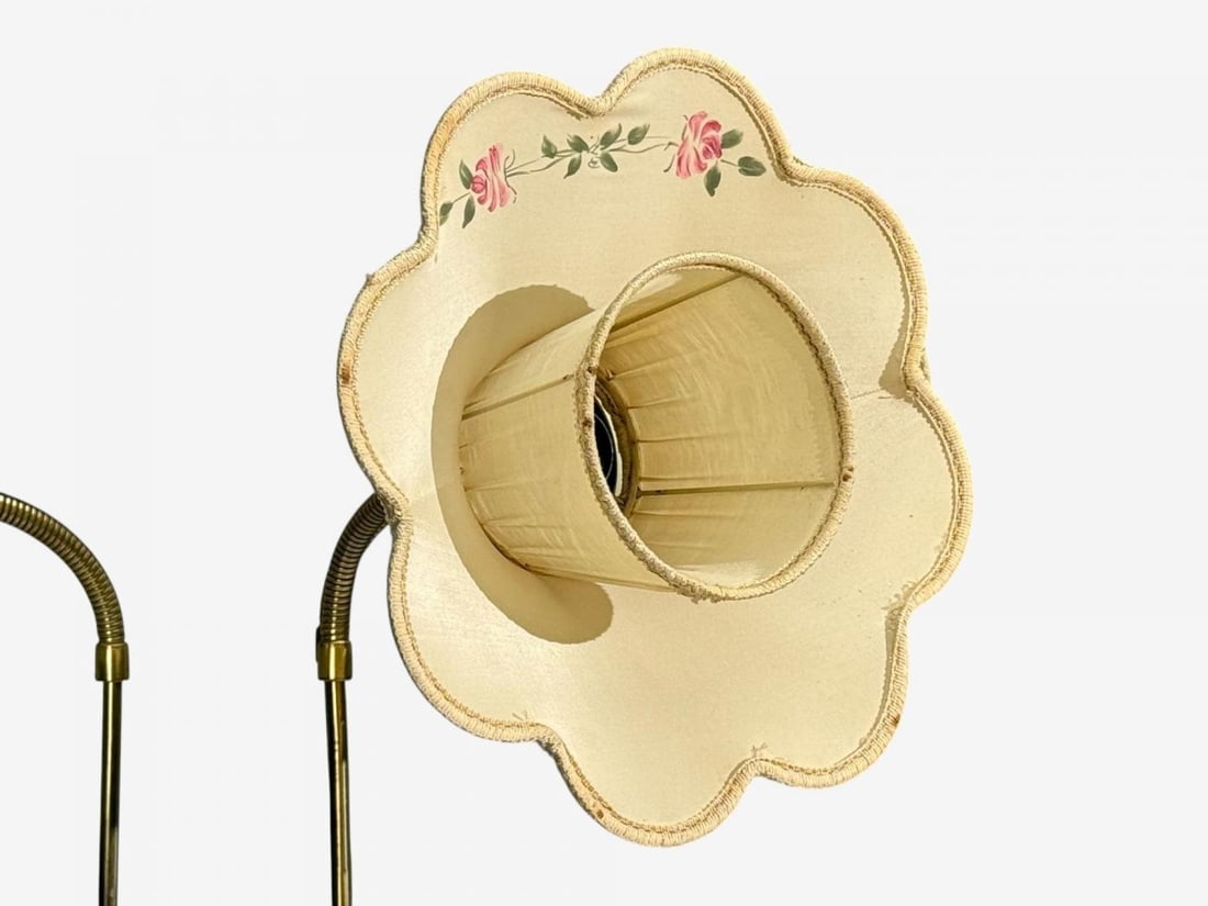 Swedish Modern, Adjustable Floor Lamp, Wood, Metal, Sweden, 1950s - 6