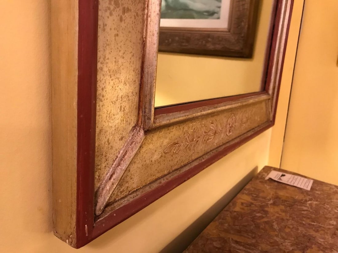 Fine Silver Gilt with Oriental Decoration La Barge Chinoiserie Mirror - 10