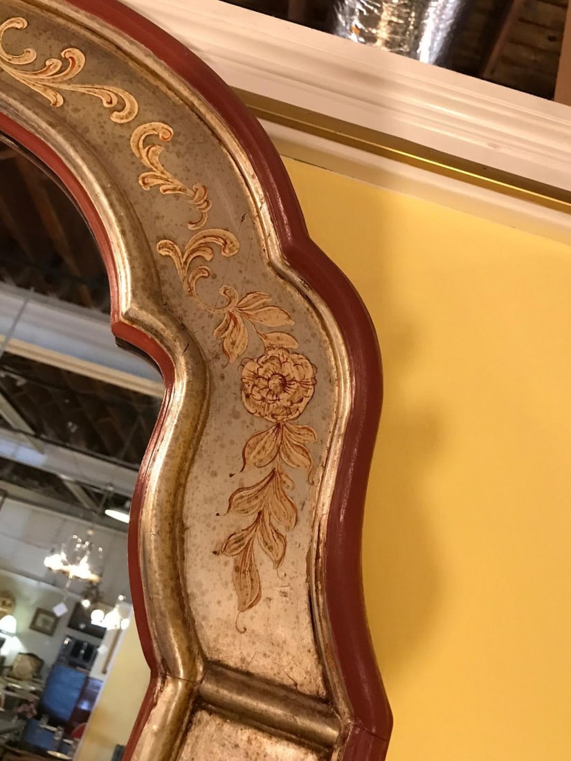 Fine Silver Gilt with Oriental Decoration La Barge Chinoiserie Mirror - 6