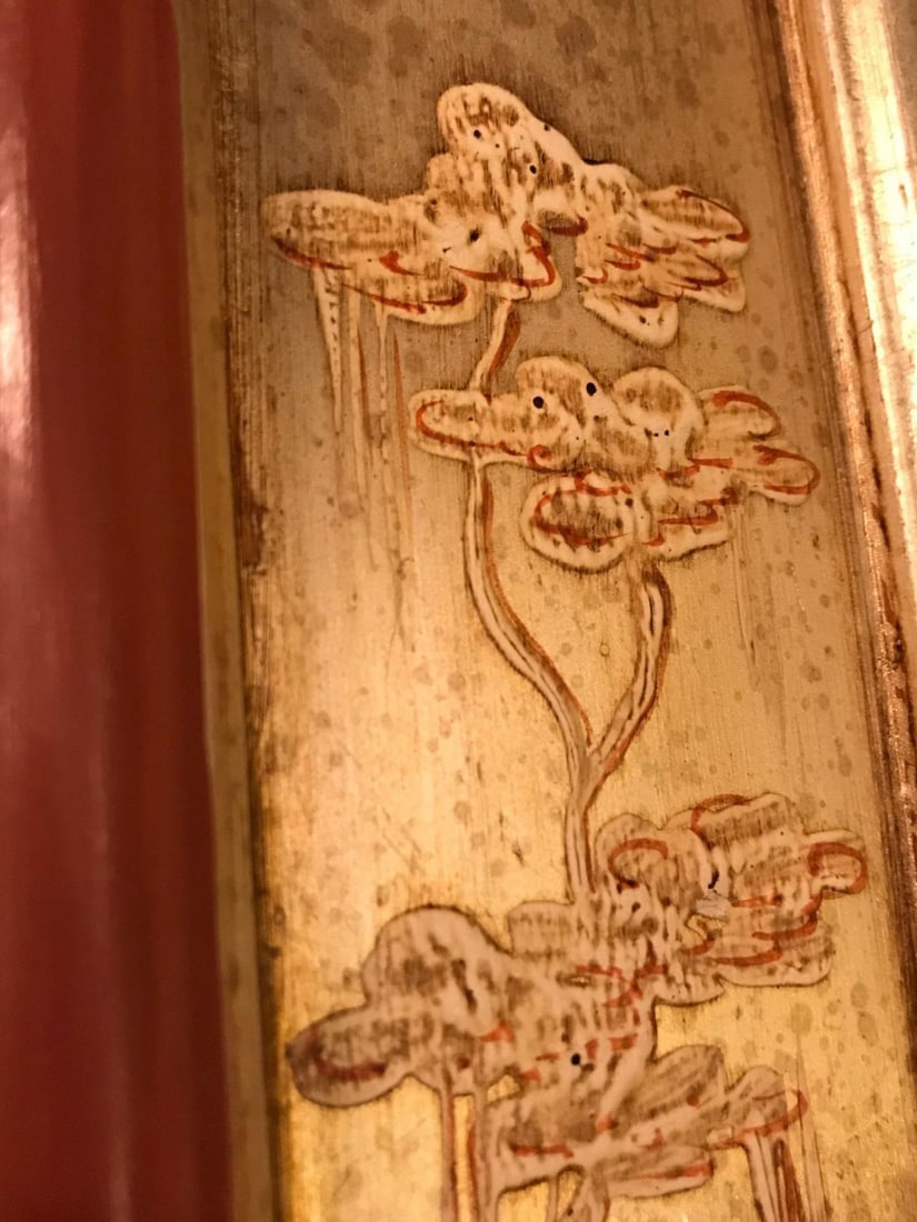 Fine Silver Gilt with Oriental Decoration La Barge Chinoiserie Mirror - 8