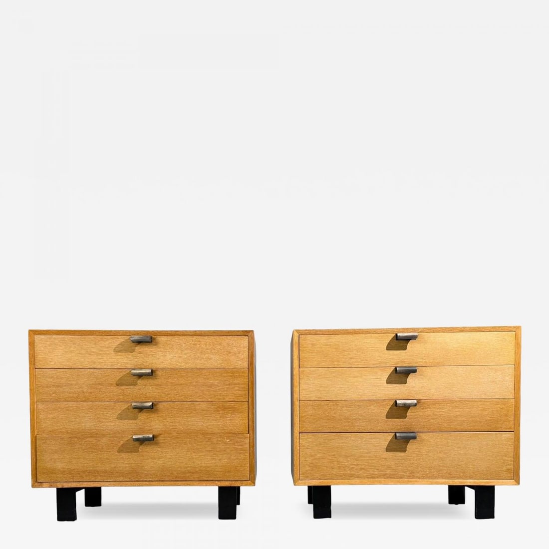 George Nelson, Cabinets, Birch, Stainless Steel, USA c. 1955 (1 of 8)