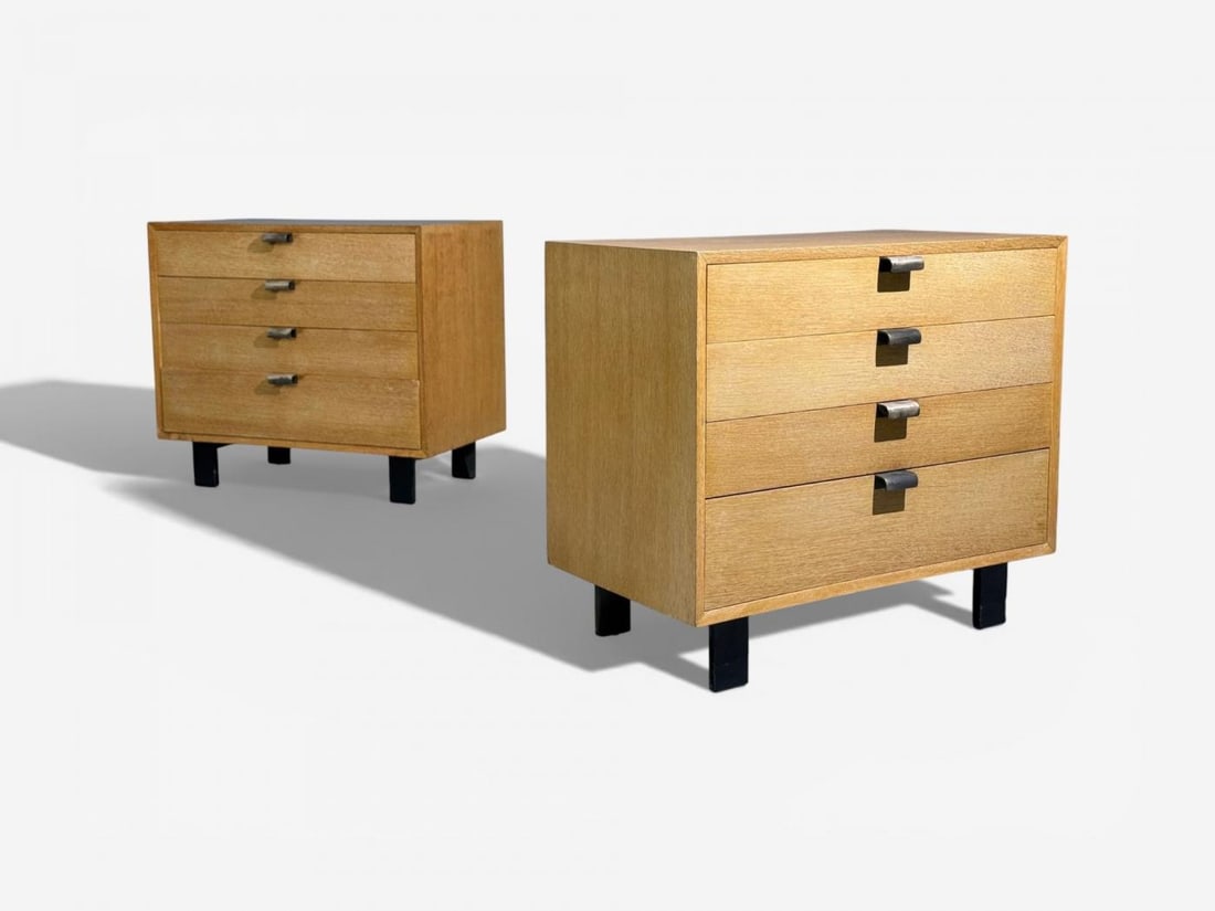 George Nelson, Cabinets, Birch, Stainless Steel, USA c. 1955 - 4