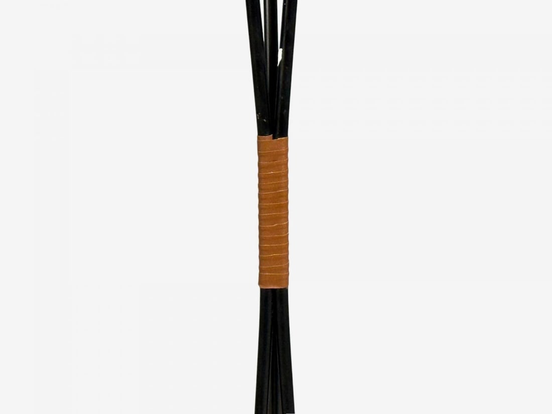 Swedish Modern, Adjustable Floor Lamp, Teak, Lacquered Metal, Sweden, 1960s - 9