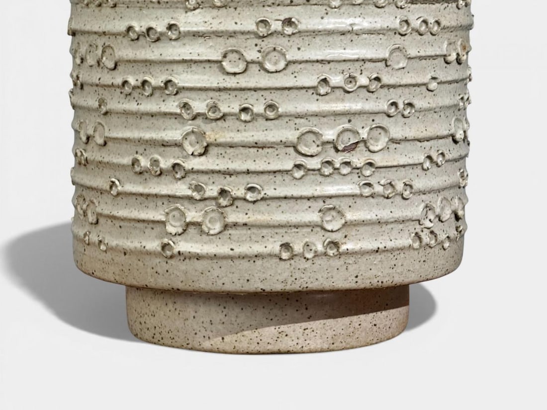 David Cressey, Earthtone Glaze Ceramic, Large Table Lamps, USA, 1970s - 7