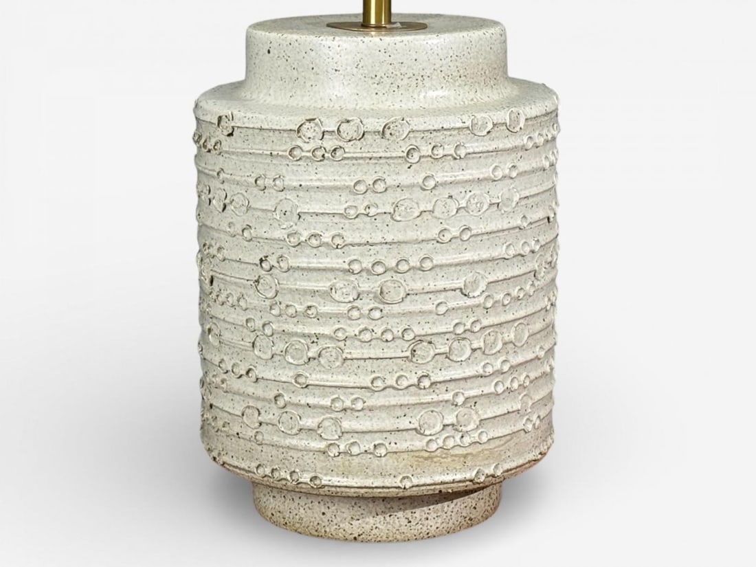 David Cressey, Earthtone Glaze Ceramic, Large Table Lamps, USA, 1970s - 8