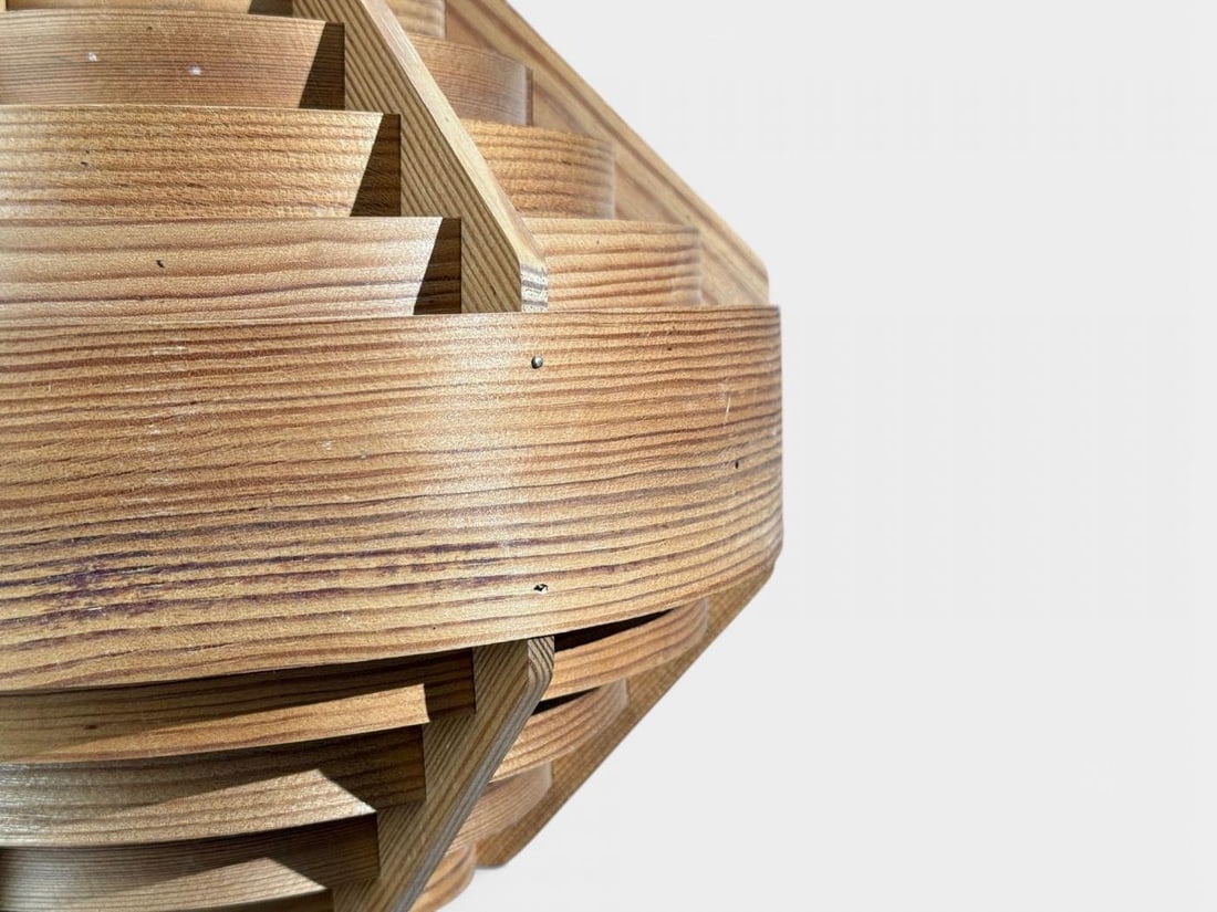 Hans-Agne Jakobsson, Table Lamp, Pine, Sweden, 1970s - 5