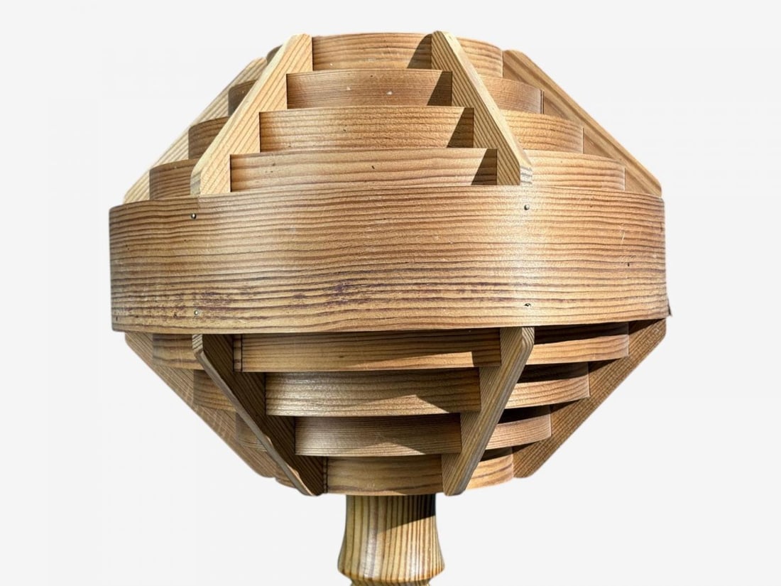 Hans-Agne Jakobsson, Table Lamp, Pine, Sweden, 1970s - 6