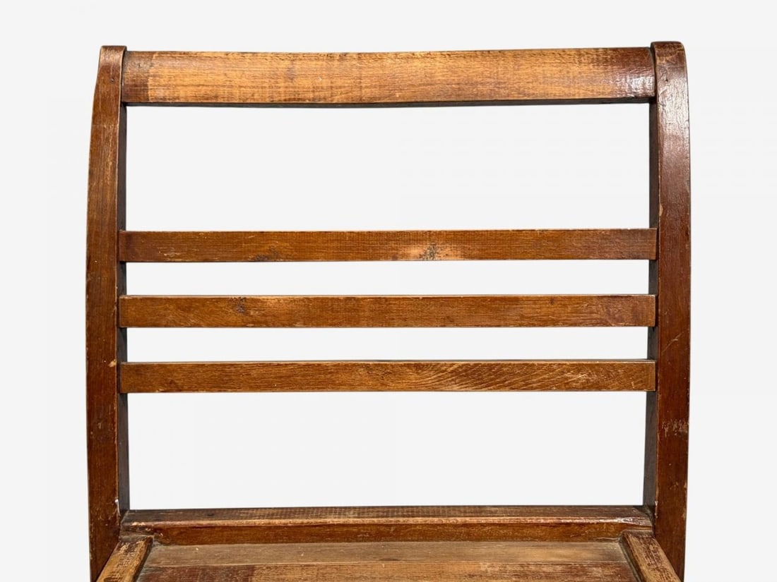 Rene Gabriel, Reconstruction Era Dining Chairs, Beech Wood, France, 1940s - 7