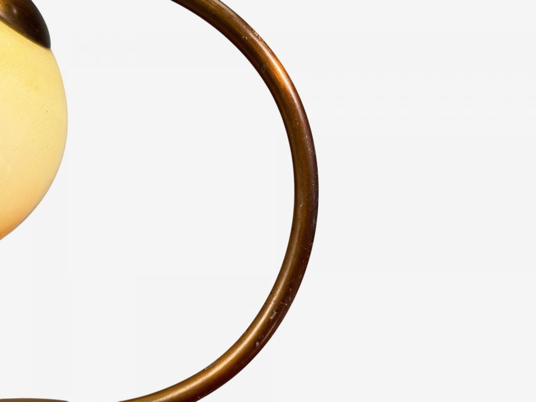 European Modern, Desk Lamp, Brass, Glass, Europe, 1970s - 8