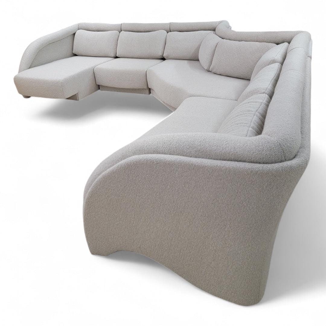 Postmodern Sectional Sofa by Preview Newly Reupholstered - 2