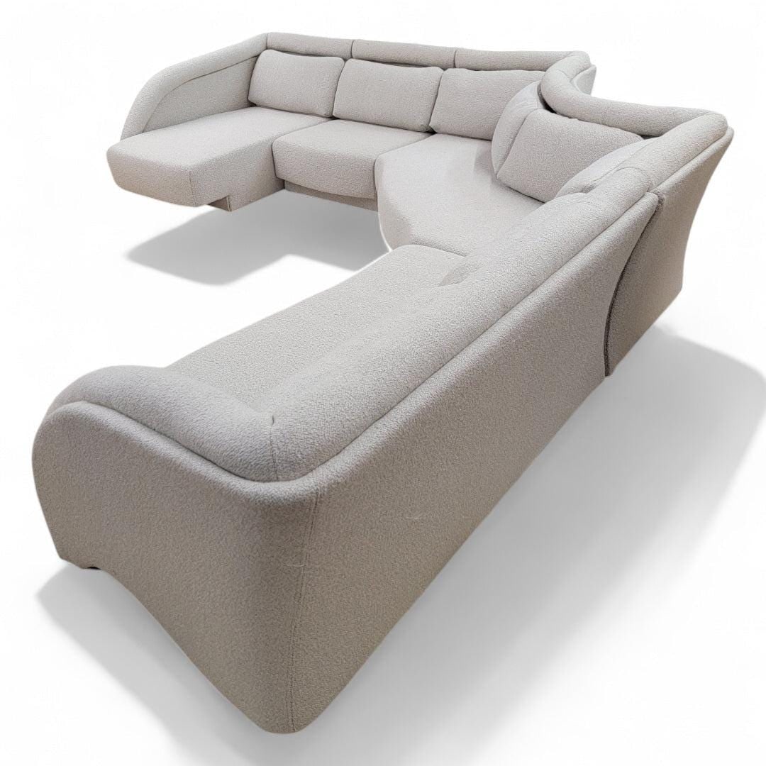 Postmodern Sectional Sofa by Preview Newly Reupholstered - 4