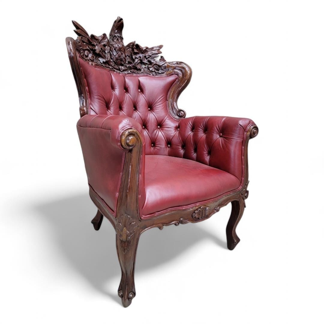 Antique Federal Style Chairs Newly Reupholstered - Set of 2 - 2