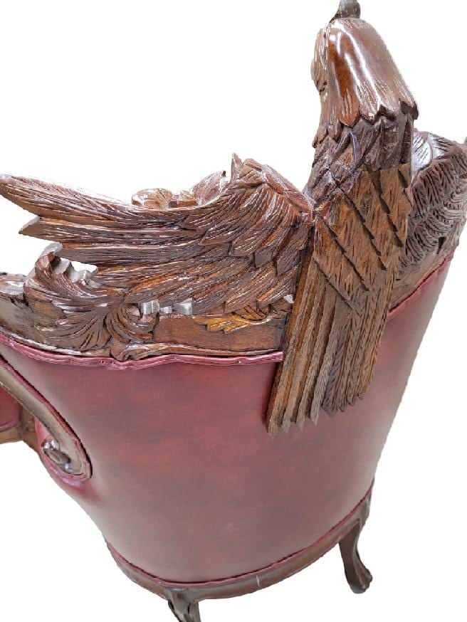 Antique Federal Style Chairs Newly Reupholstered - Set of 2 - 3