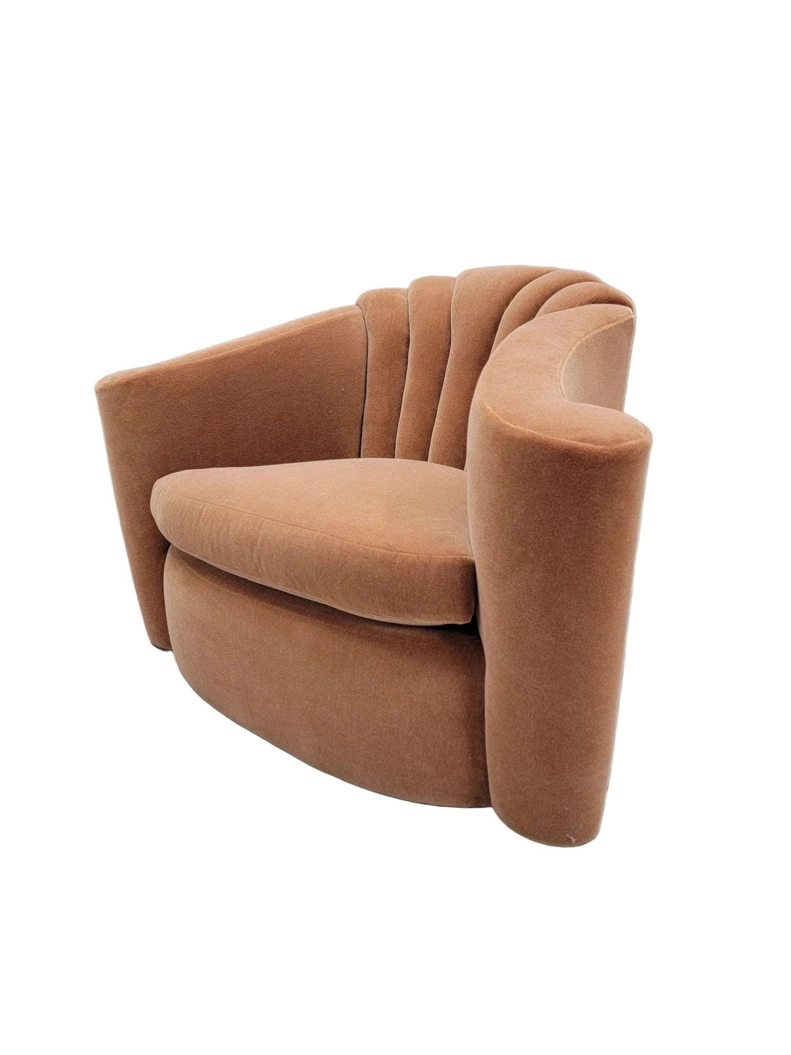 Art Deco Larry Laslo Lounge Chair Newly Reupholstered - 2